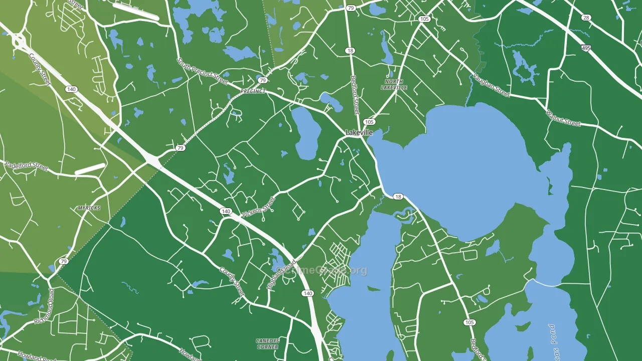 02347, MA Map of Vehicle Theft Rates