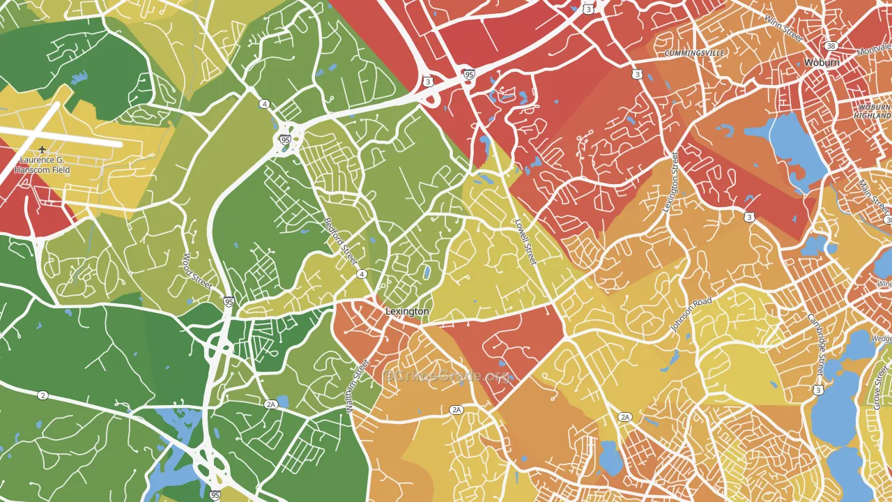 02420, MA Map of Vehicle Theft Rates