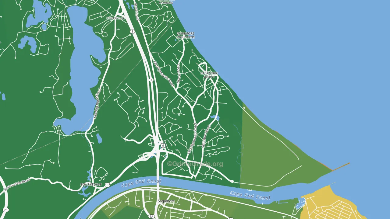 02562, MA Map of Vehicle Theft Rates