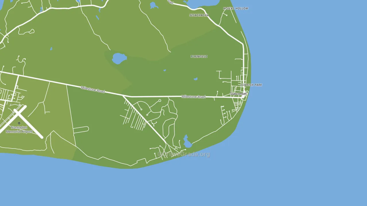 02564, MA Map of Vehicle Theft Rates