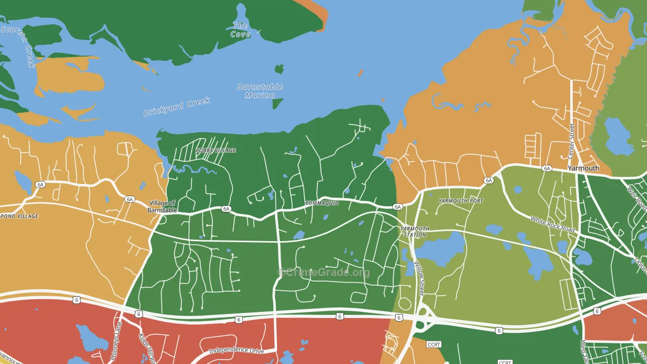 02637, MA Map of Vehicle Theft Rates