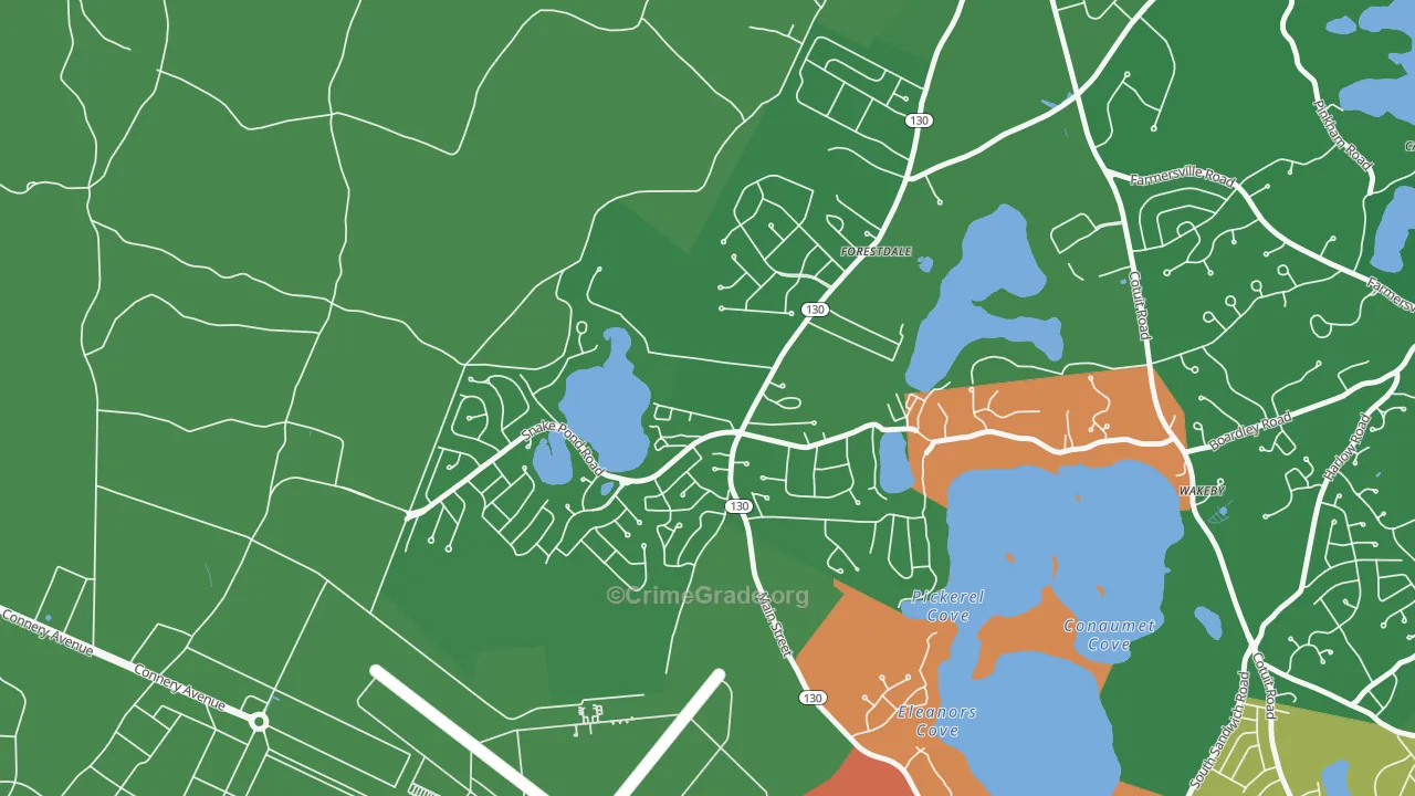 02644, MA Map of Vehicle Theft Rates