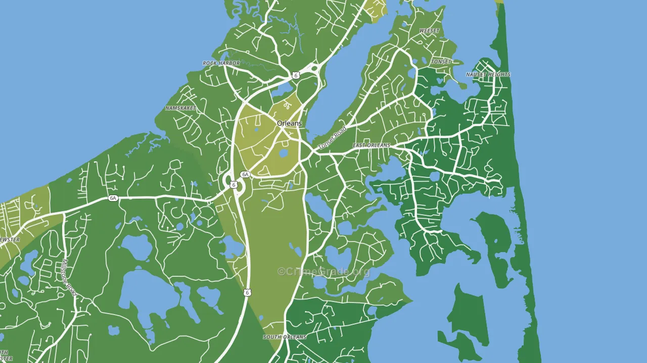02653, MA Map of Vehicle Theft Rates