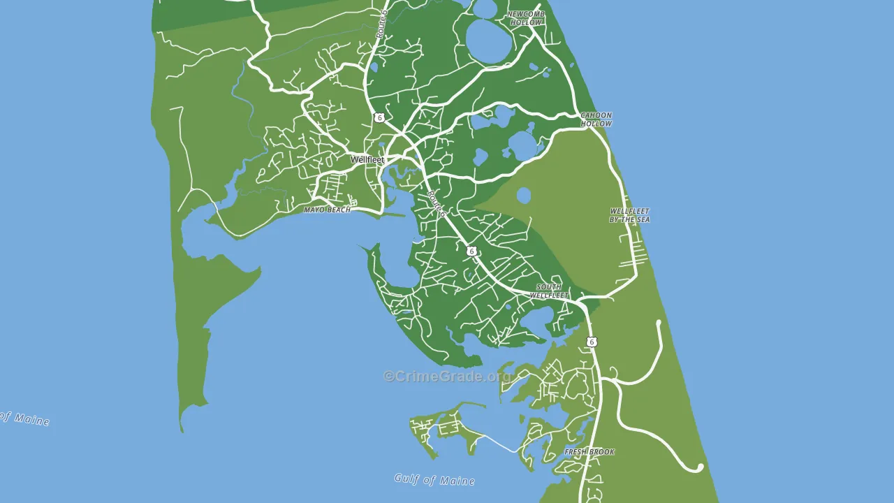 02667, MA Map of Vehicle Theft Rates