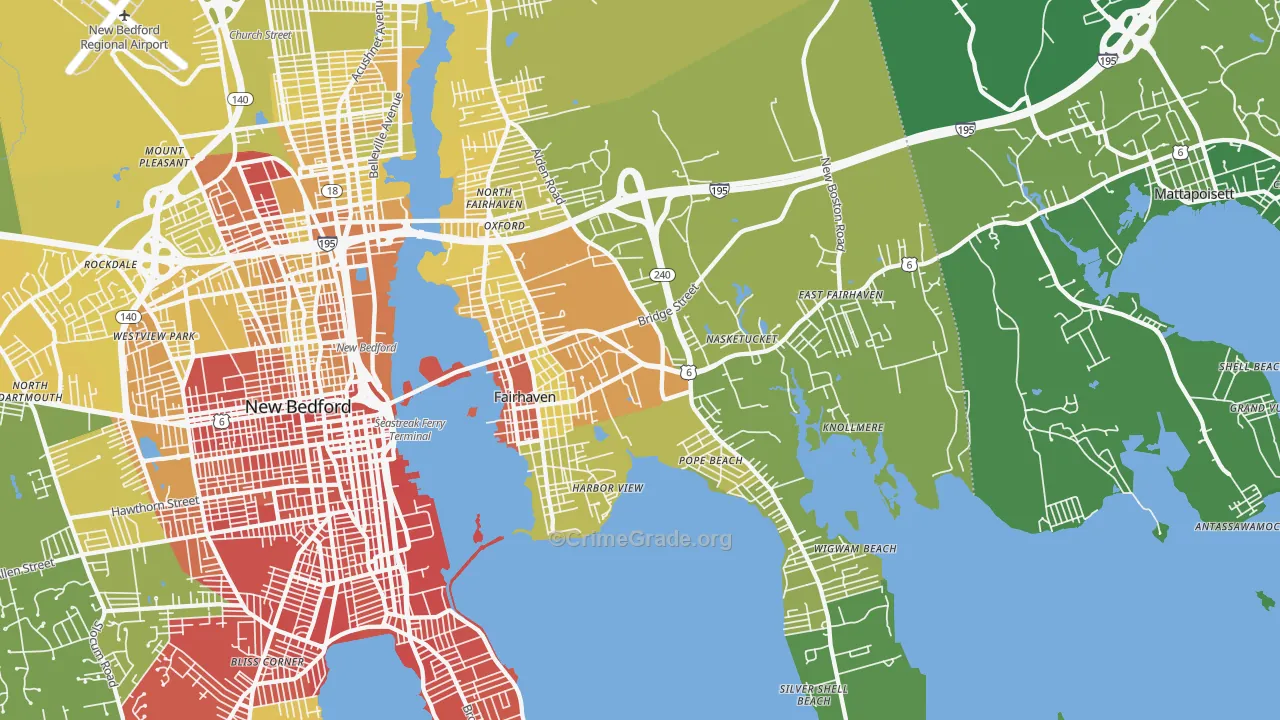 02719, MA Map of Vehicle Theft Rates