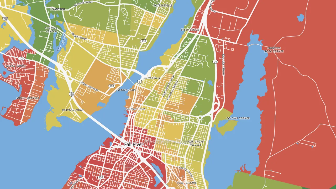 02720, MA Map of Vehicle Theft Rates