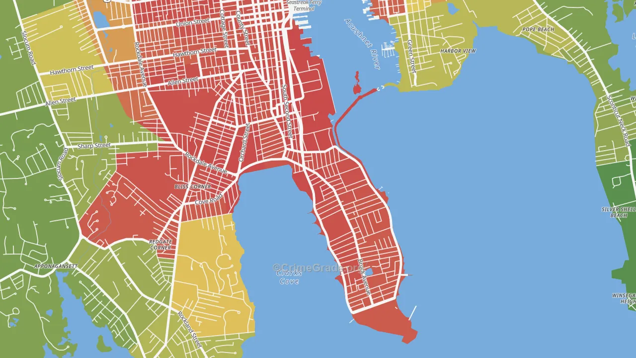 02744, MA Map of Vehicle Theft Rates
