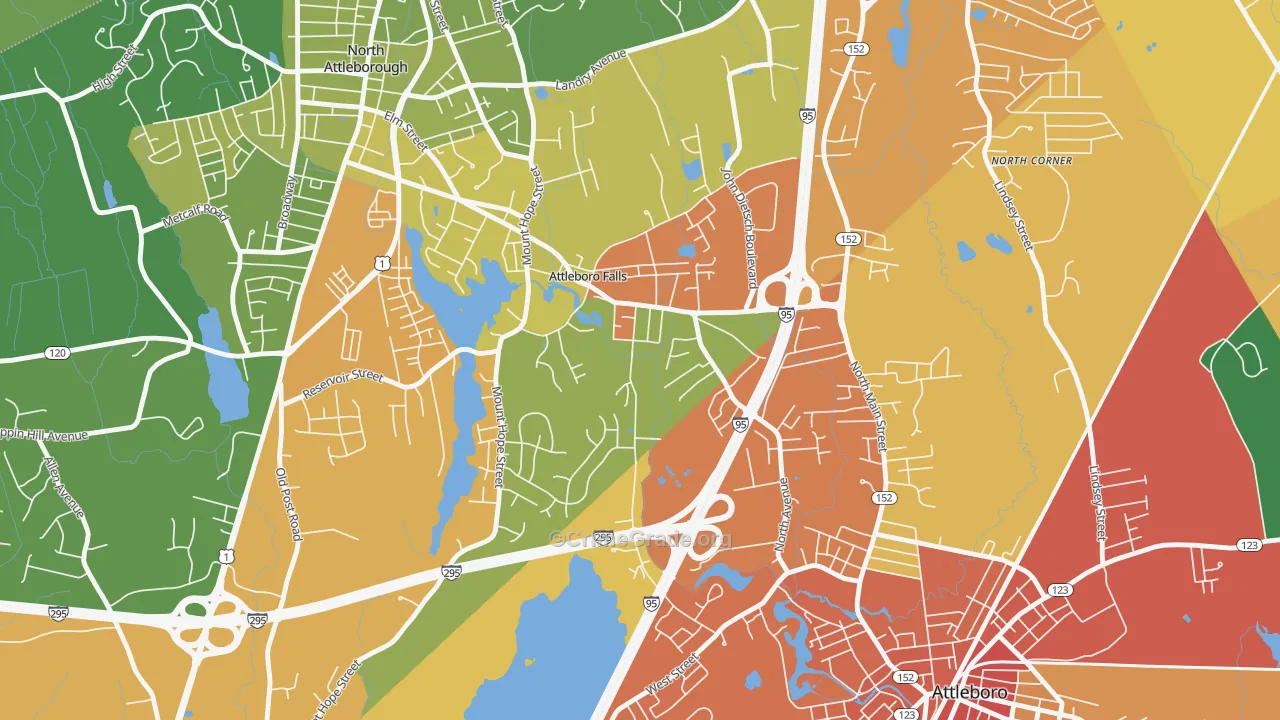 02763, MA Map of Vehicle Theft Rates