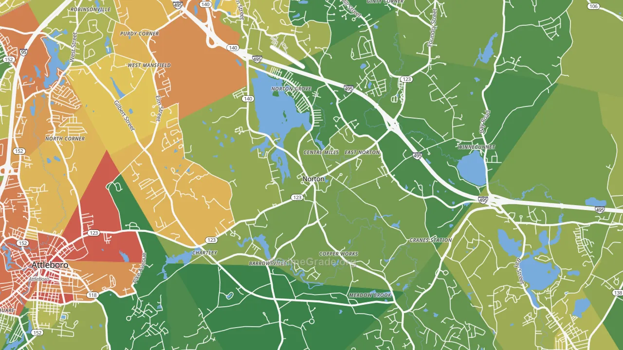 02766, MA Map of Vehicle Theft Rates