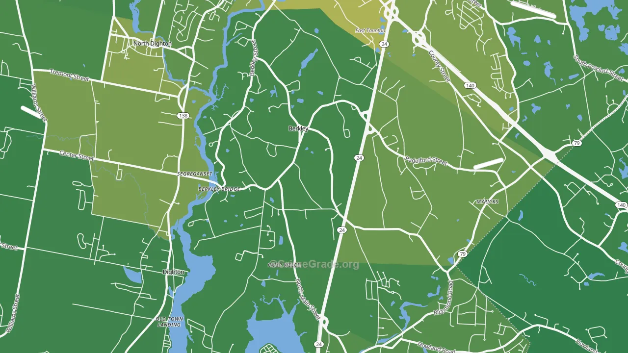 02779, MA Map of Vehicle Theft Rates