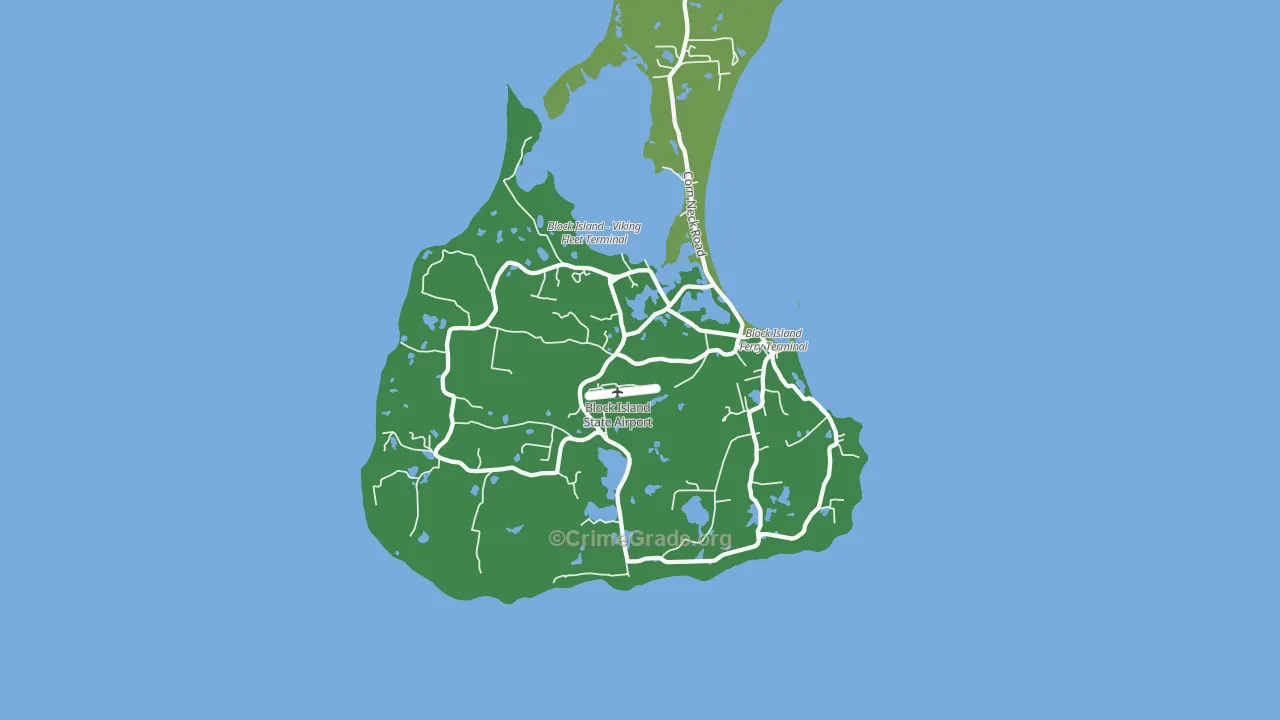 02807, RI Map of Vehicle Theft Rates