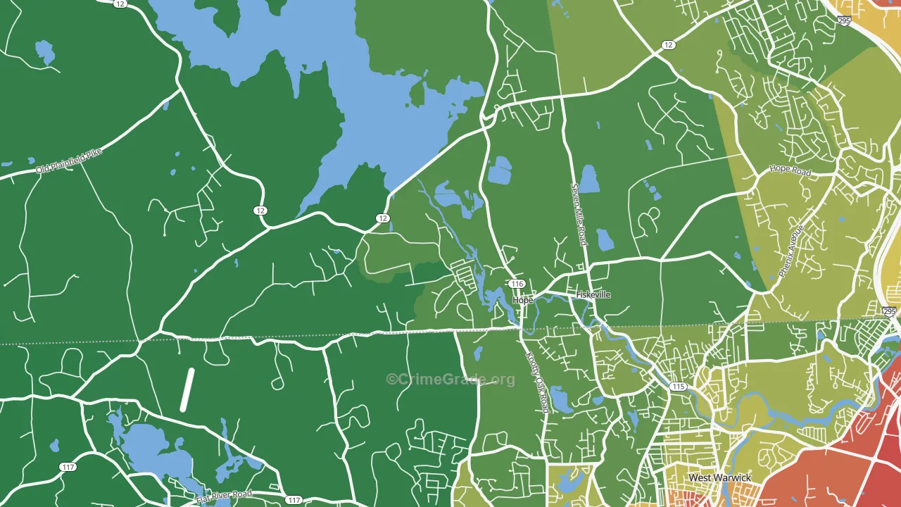 02831, RI Map of Vehicle Theft Rates