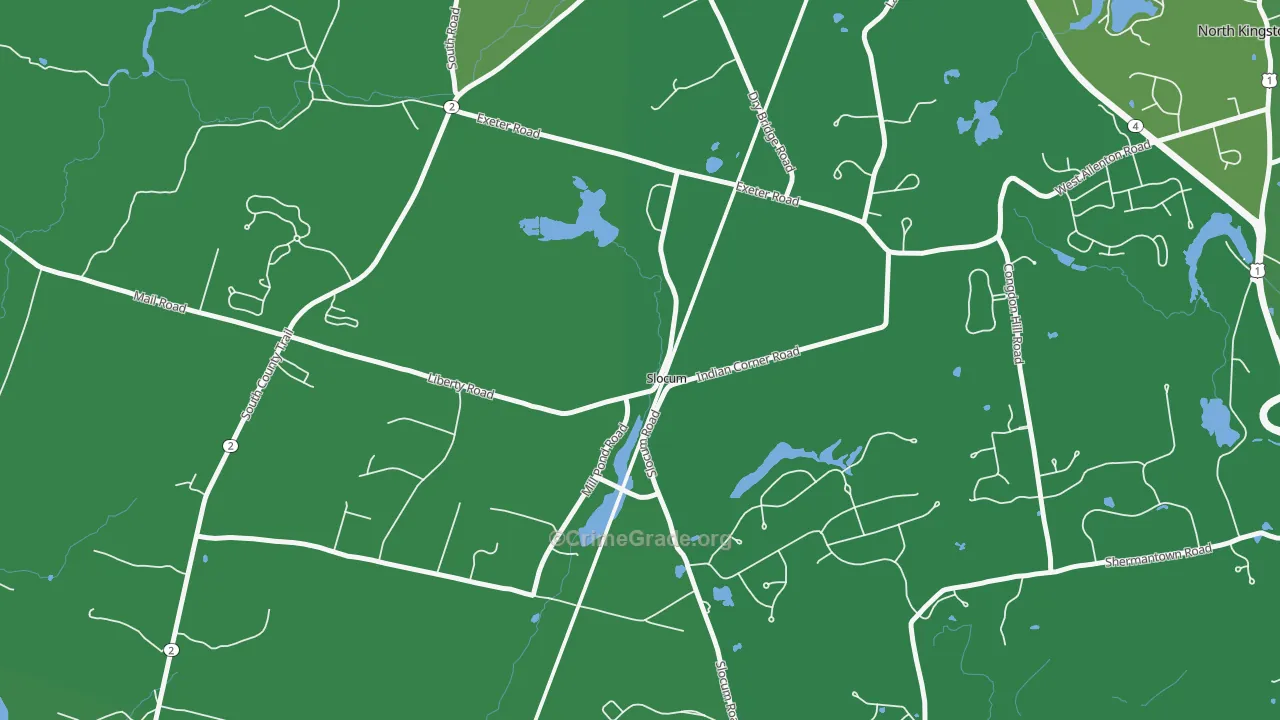02877, RI Map of Vehicle Theft Rates