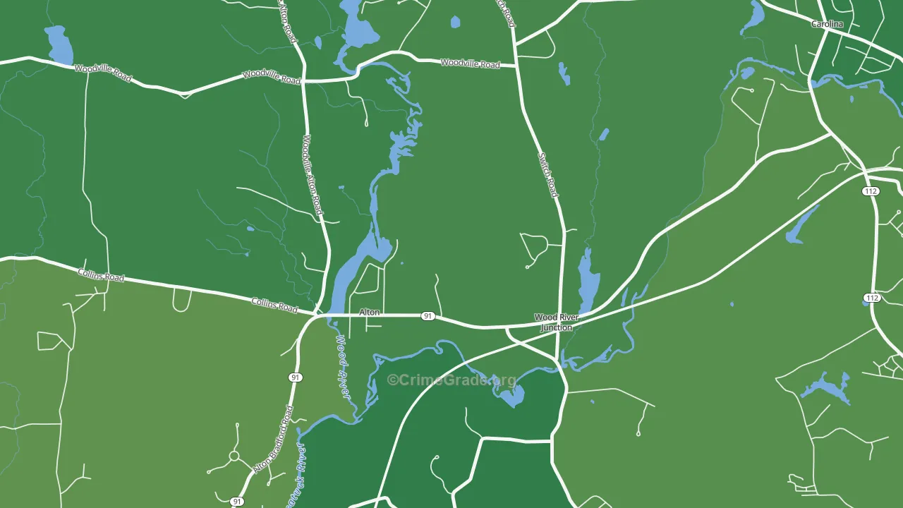 02894, RI Map of Vehicle Theft Rates