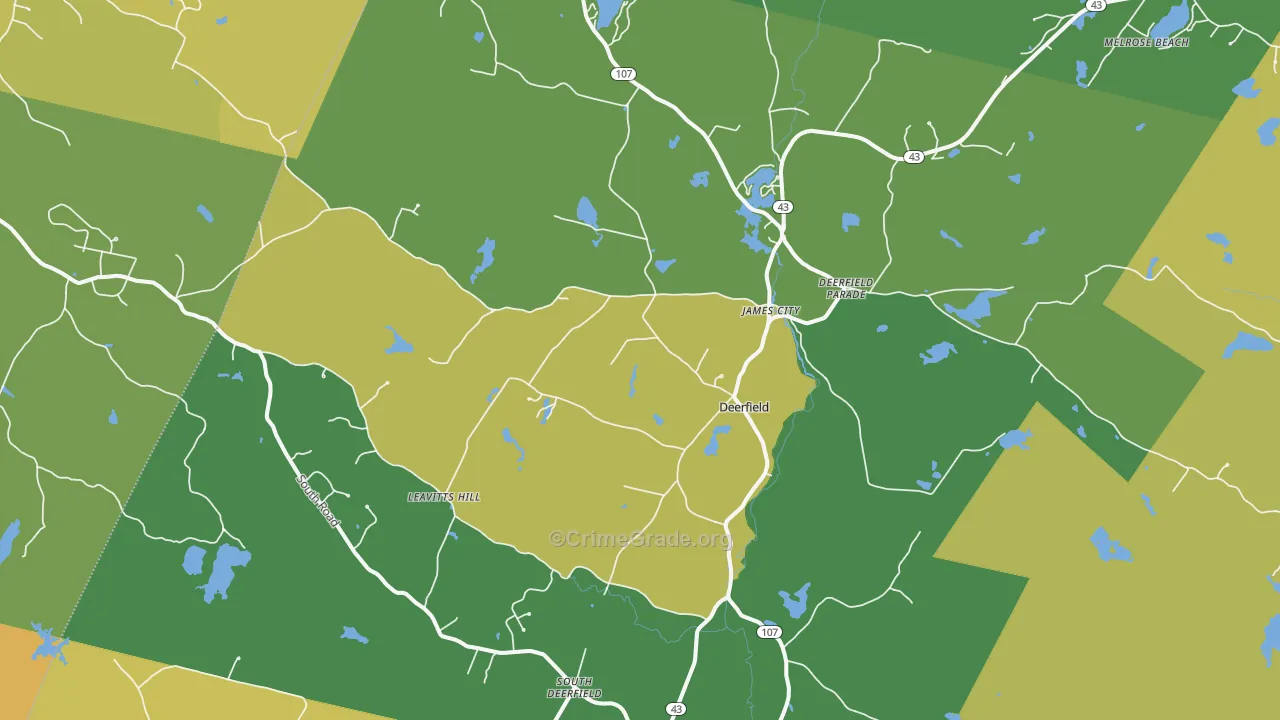03037, NH Map of Vehicle Theft Rates