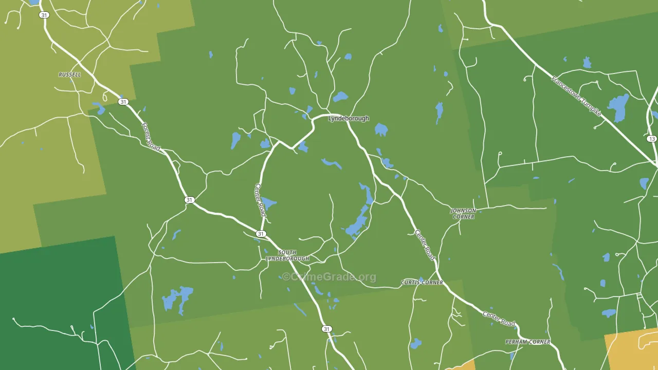 03082, NH Map of Vehicle Theft Rates