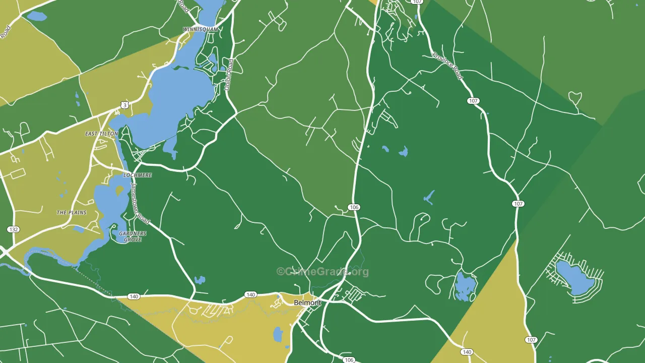 03220, NH Map of Vehicle Theft Rates