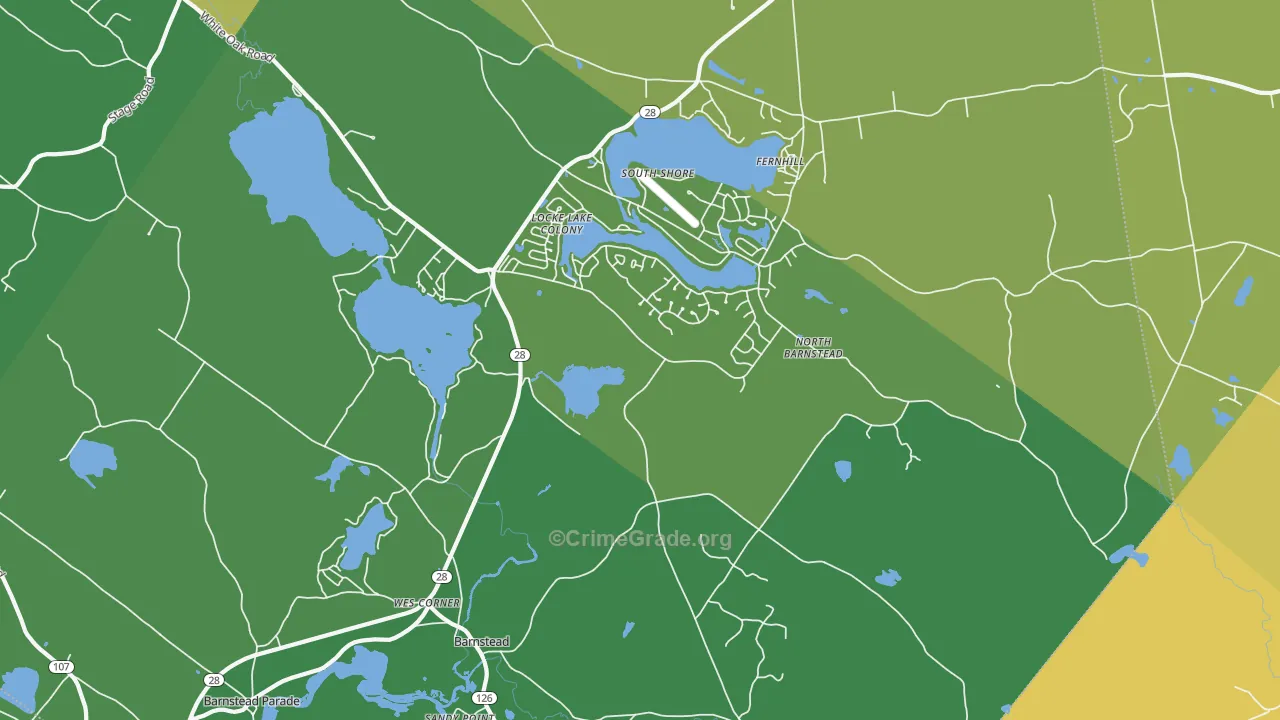 03225, NH Map of Vehicle Theft Rates