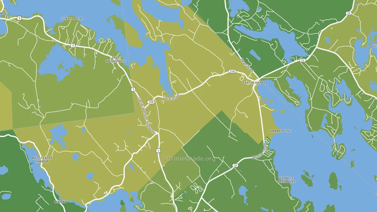 03226, NH Map of Vehicle Theft Rates