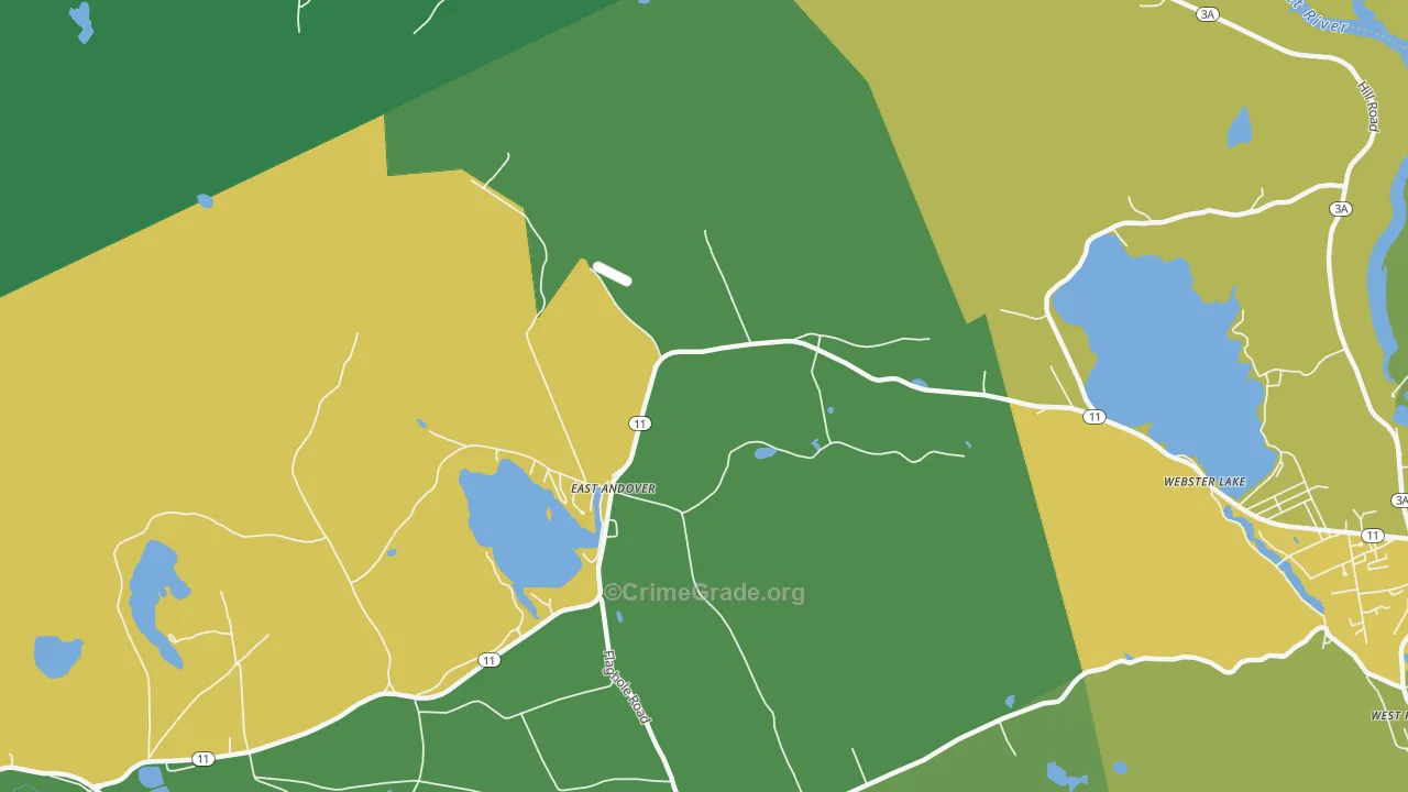 03231, NH Map of Vehicle Theft Rates