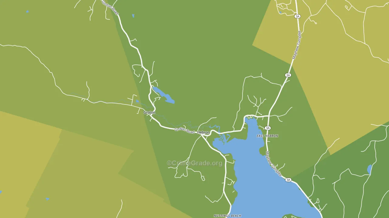 03241, NH Map of Vehicle Theft Rates