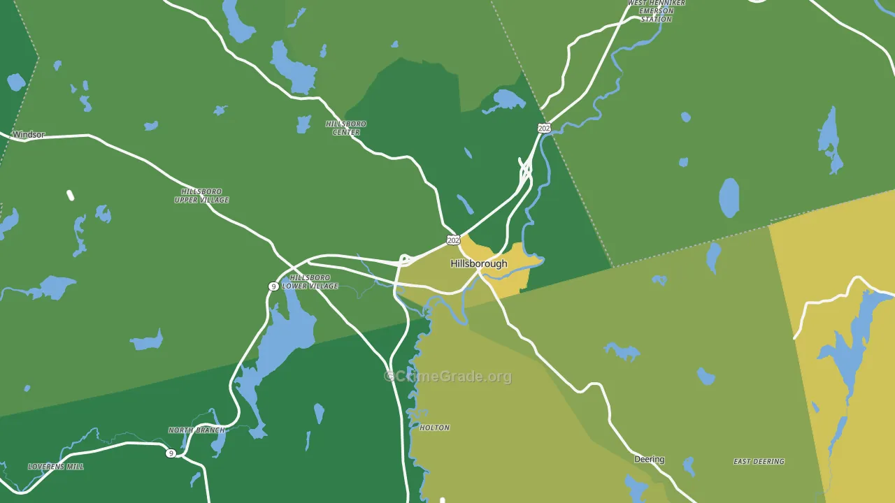 03244, NH Map of Vehicle Theft Rates