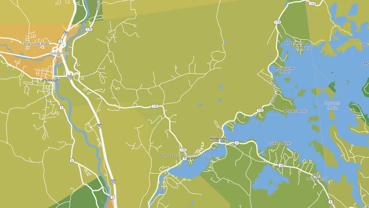 03245, NH Map of Vehicle Theft Rates