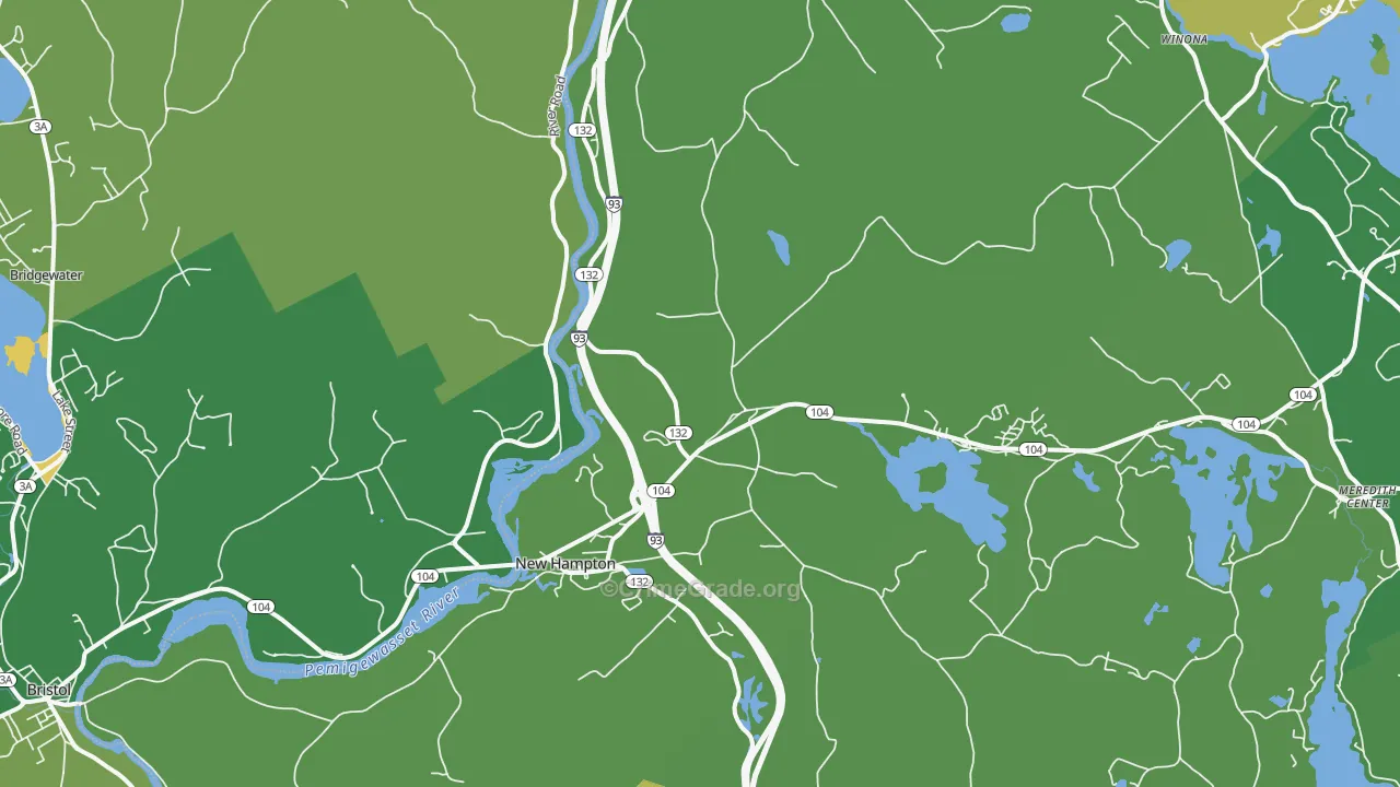 03256, NH Map of Vehicle Theft Rates