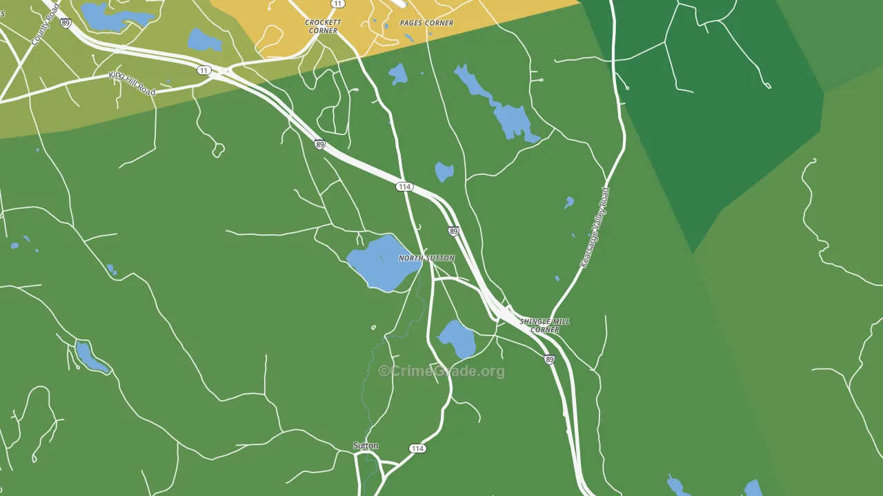 03260, NH Map of Vehicle Theft Rates