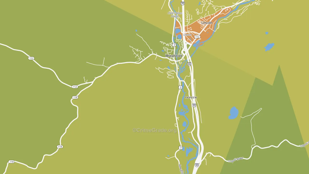03262, NH Map of Vehicle Theft Rates