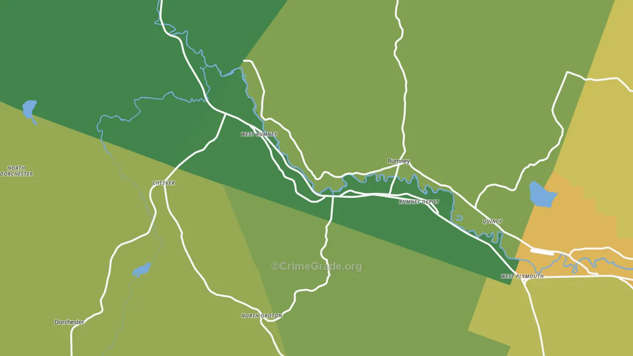 03266, NH Map of Vehicle Theft Rates