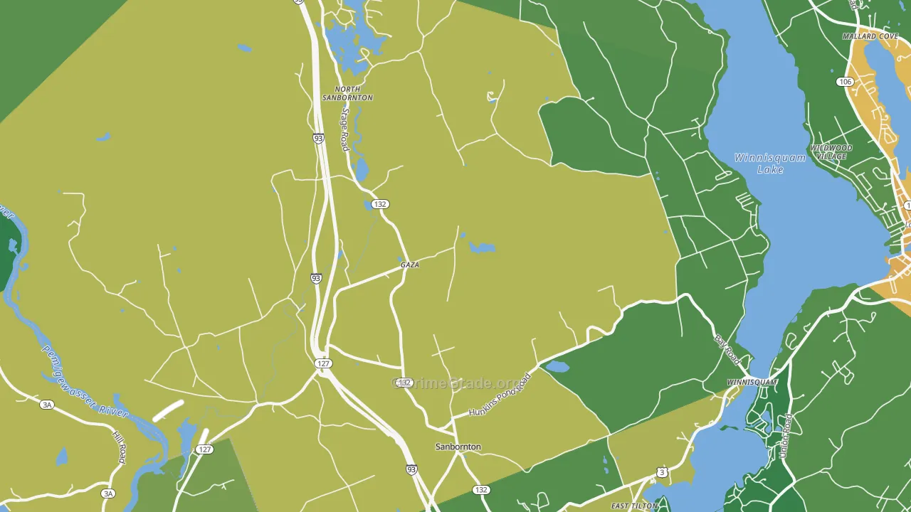 03269, NH Map of Vehicle Theft Rates