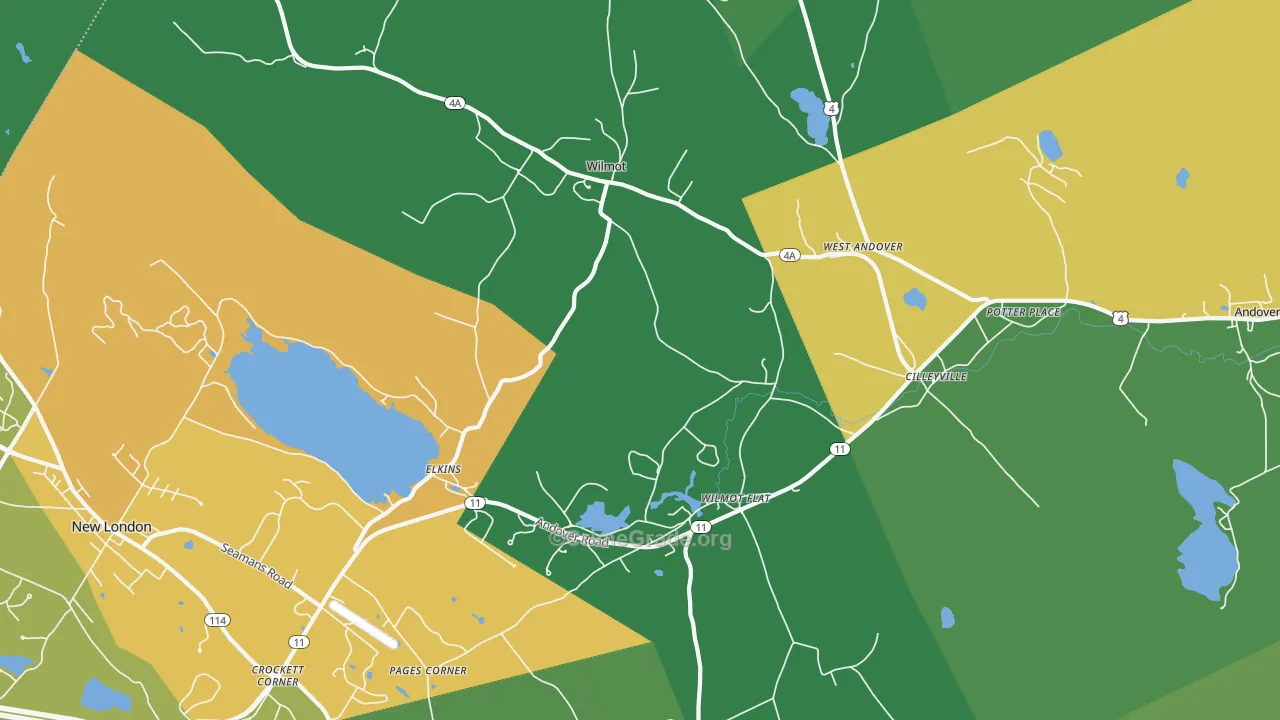 03287, NH Map of Vehicle Theft Rates