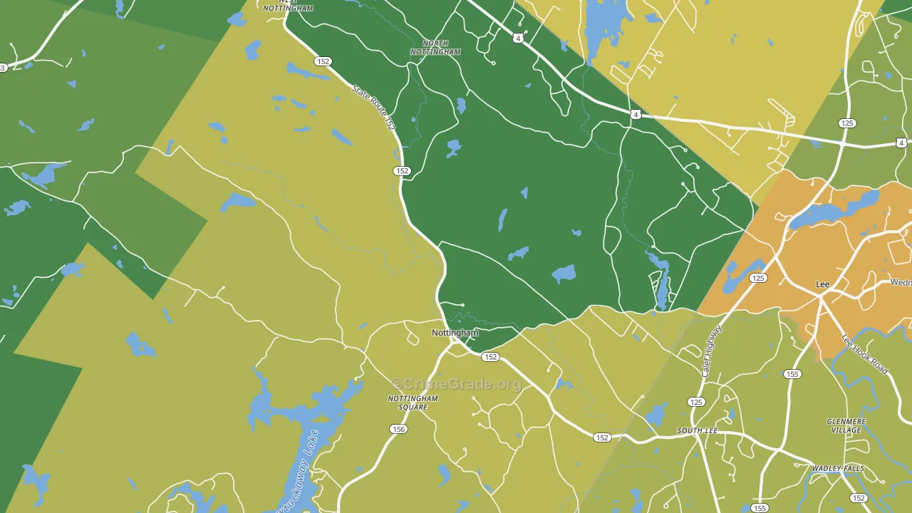 03290, NH Map of Vehicle Theft Rates