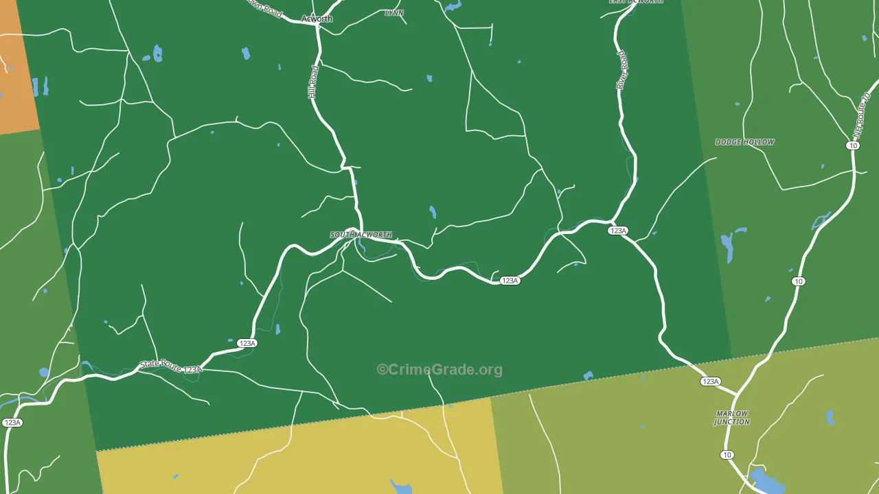 03607, NH Map of Vehicle Theft Rates