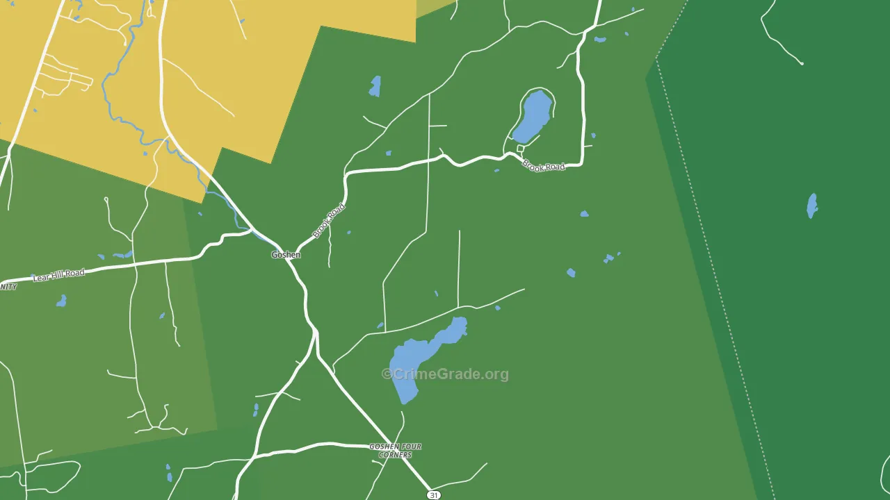03752, NH Map of Vehicle Theft Rates