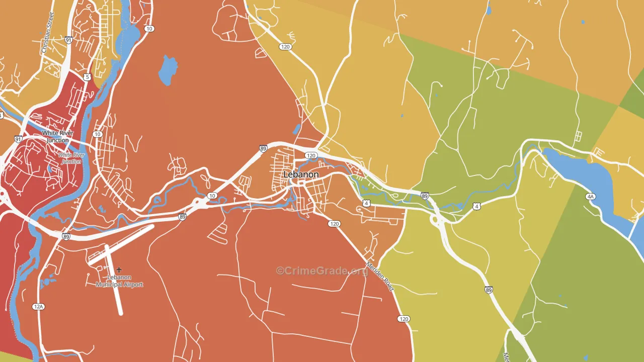 03766, NH Map of Vehicle Theft Rates