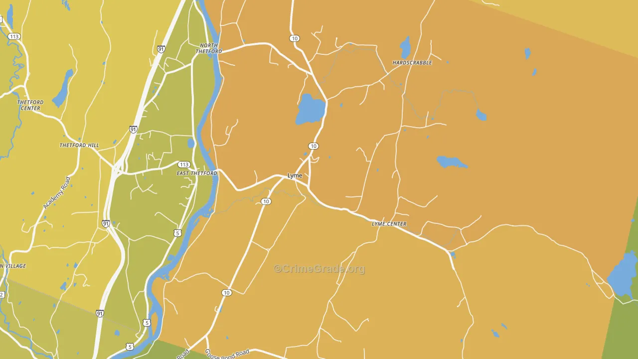 03768, NH Map of Vehicle Theft Rates