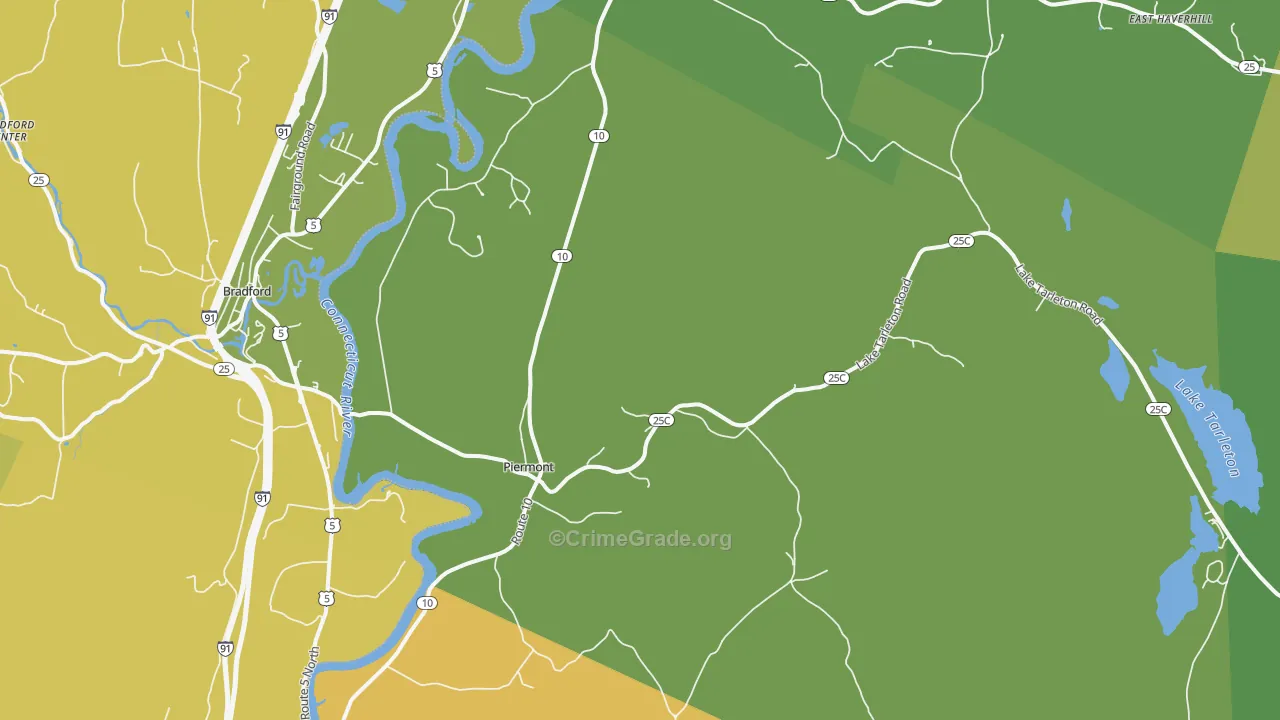 03779, NH Map of Vehicle Theft Rates