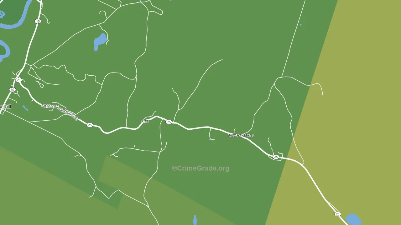 03780, NH Map of Vehicle Theft Rates