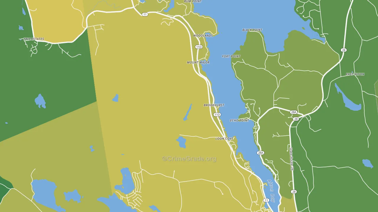 03810, NH Map of Vehicle Theft Rates