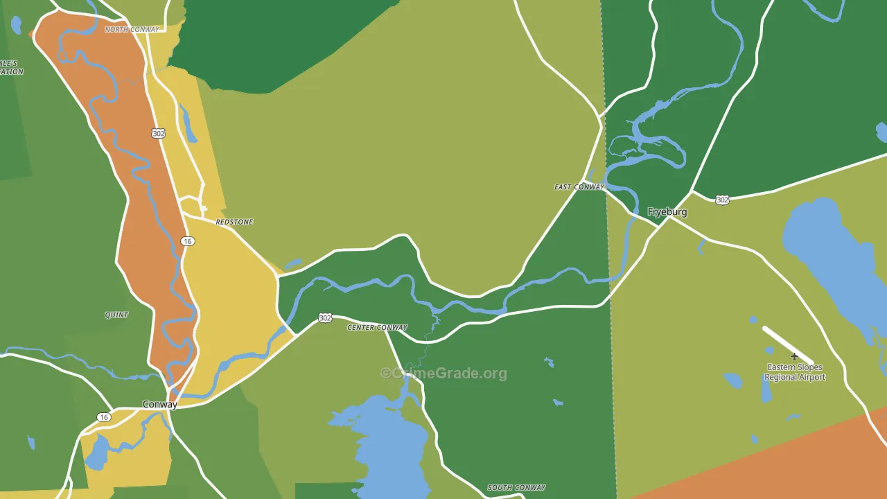 03813, NH Map of Vehicle Theft Rates