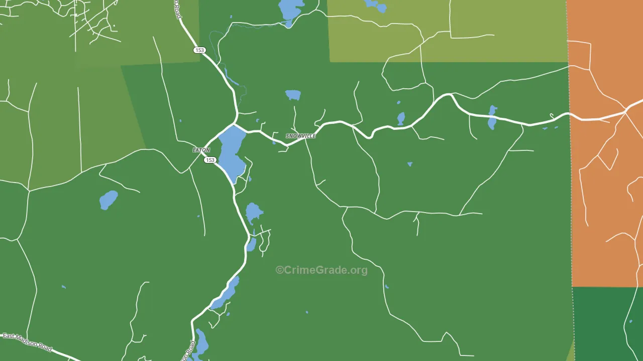 03832, NH Map of Vehicle Theft Rates