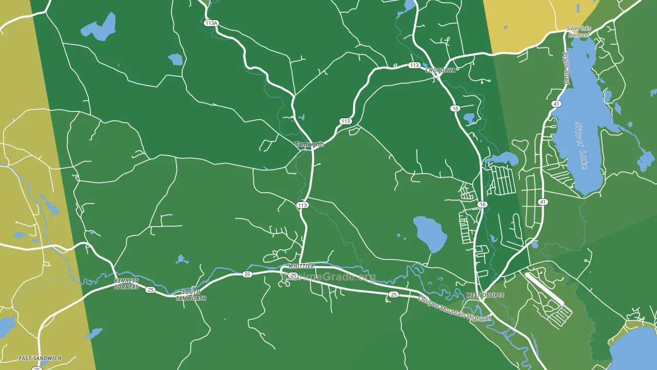 03886, NH Map of Vehicle Theft Rates