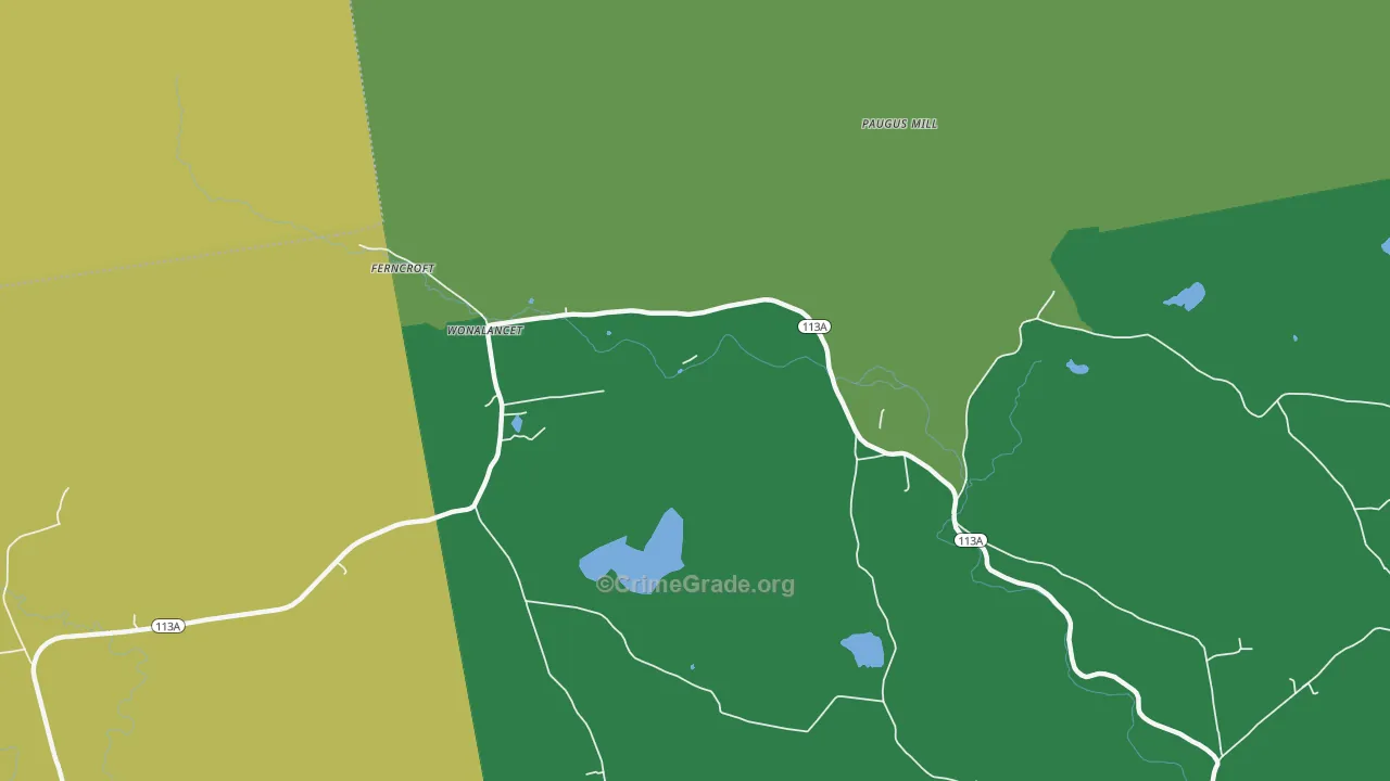 03897, NH Map of Vehicle Theft Rates
