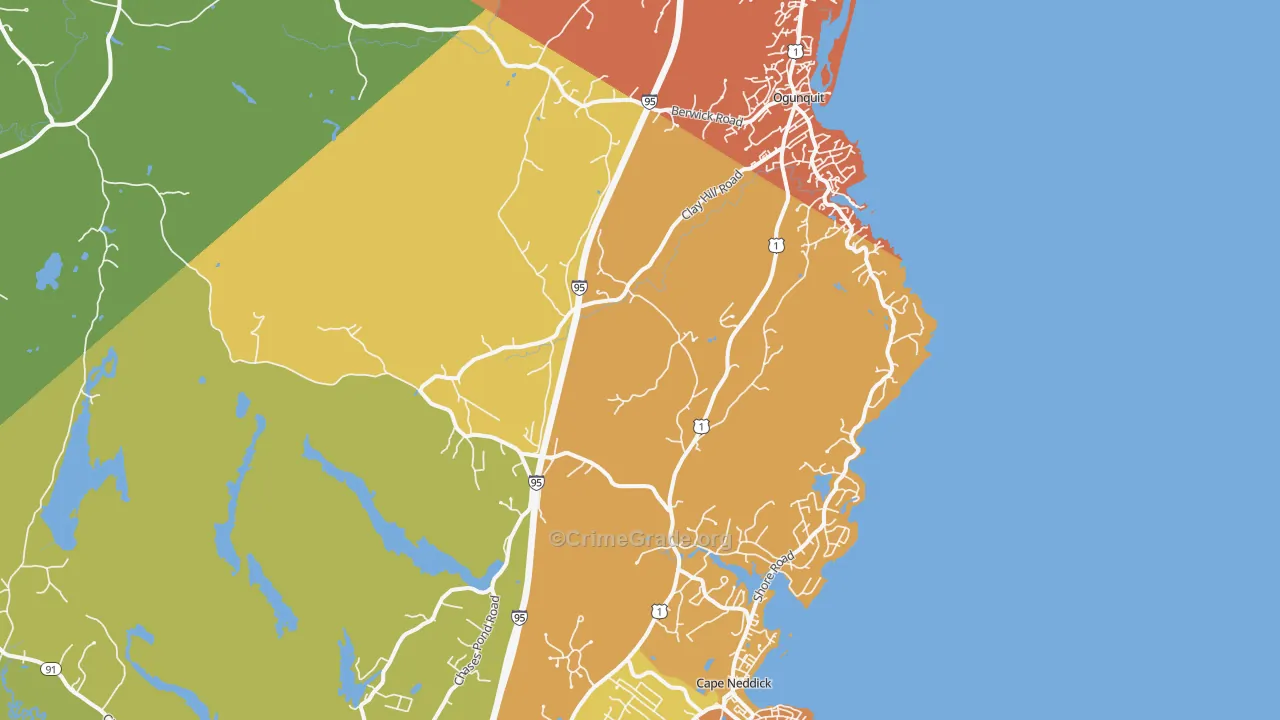 03902, ME Map of Vehicle Theft Rates