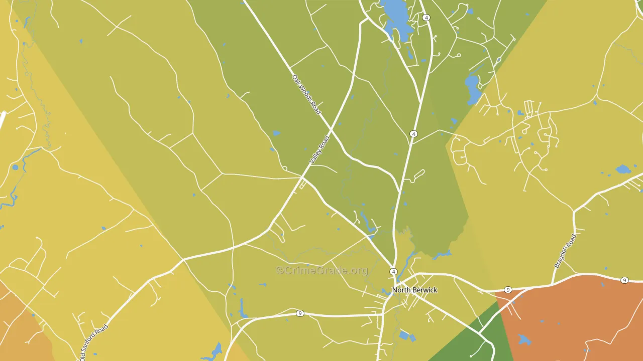 03906, ME Map of Vehicle Theft Rates