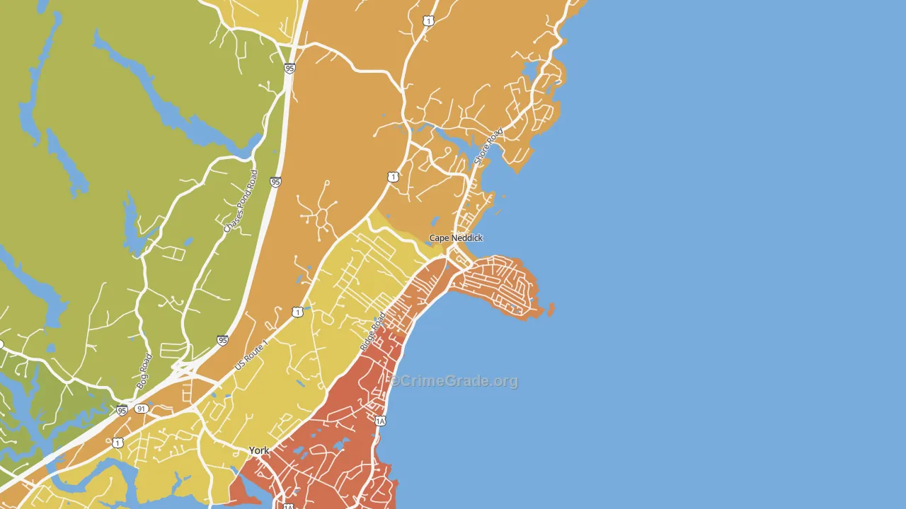 03910, ME Map of Vehicle Theft Rates
