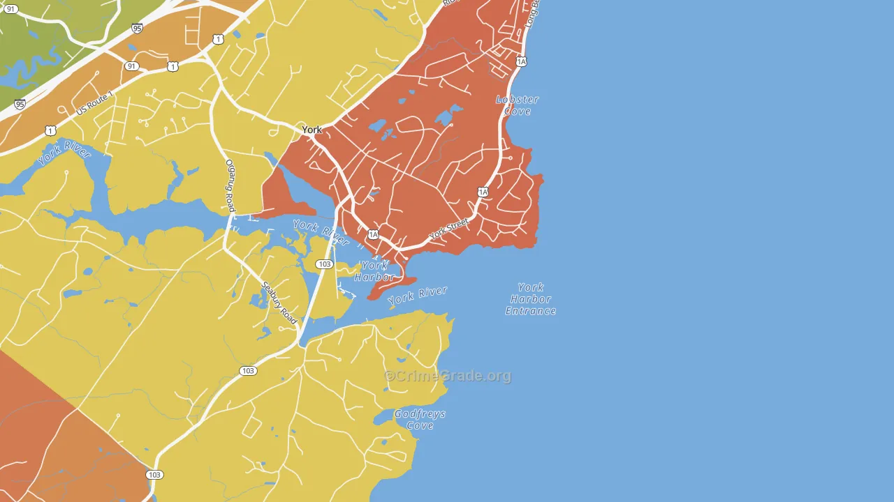 03911, ME Map of Vehicle Theft Rates