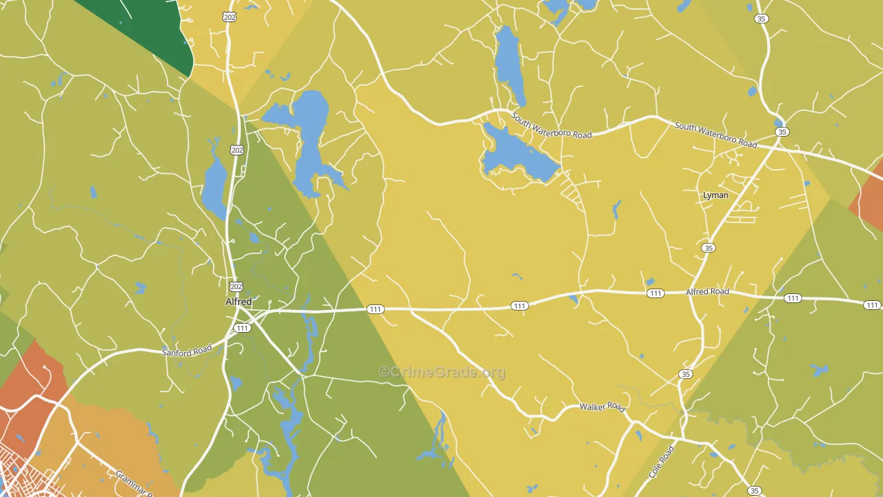 04002, ME Map of Vehicle Theft Rates